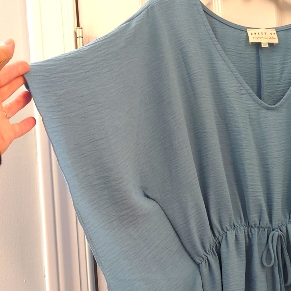 NWT Dress Up V-Neck Top Blouse Elastic Waist - Picture 8 of 10